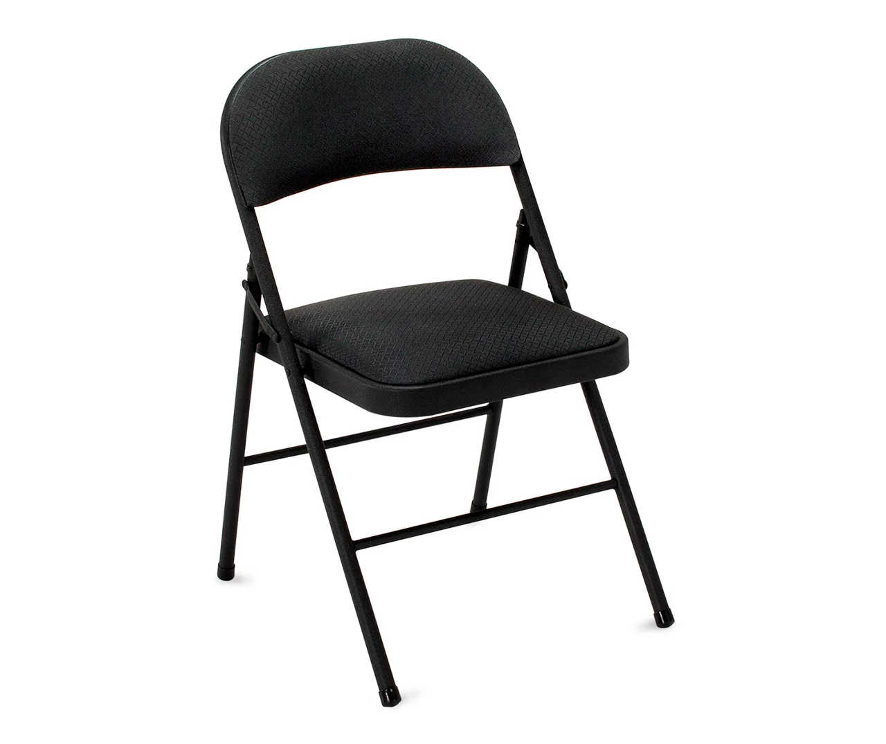 Black Padded Fabric Folding Chair COSCO Black Padded Fabric Folding Chair -Home Furniture Store 810135272