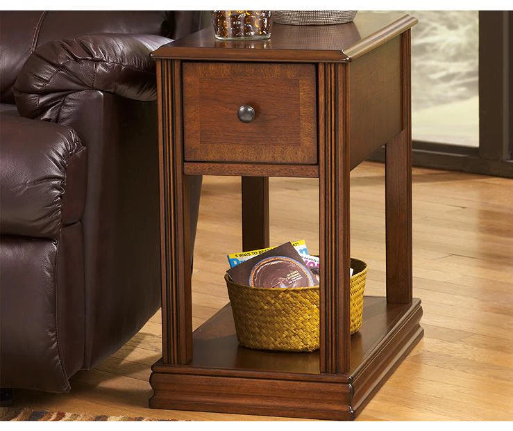 Breegin Brown End Table with Removable Tray Breegin Brown End Table With Removable Tray -Home Furniture Store 810363185 1