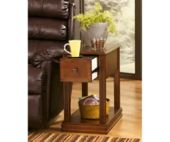 Breegin Brown End Table With Removable Tray 13 Breegin Brown End Table With Removable Tray -Home Furniture Store 810363185 11