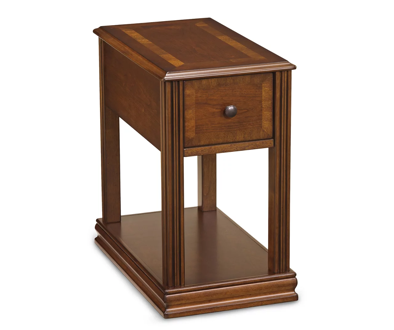 Breegin Brown End Table with Removable Tray Breegin Brown End Table With Removable Tray -Home Furniture Store 810363185