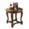Norcastle Brown Round End Table -Home Furniture Store 810363279 1