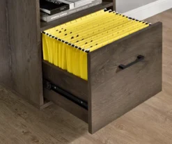 Distressed Brown Oak Desk -Home Furniture Store 810369306 3