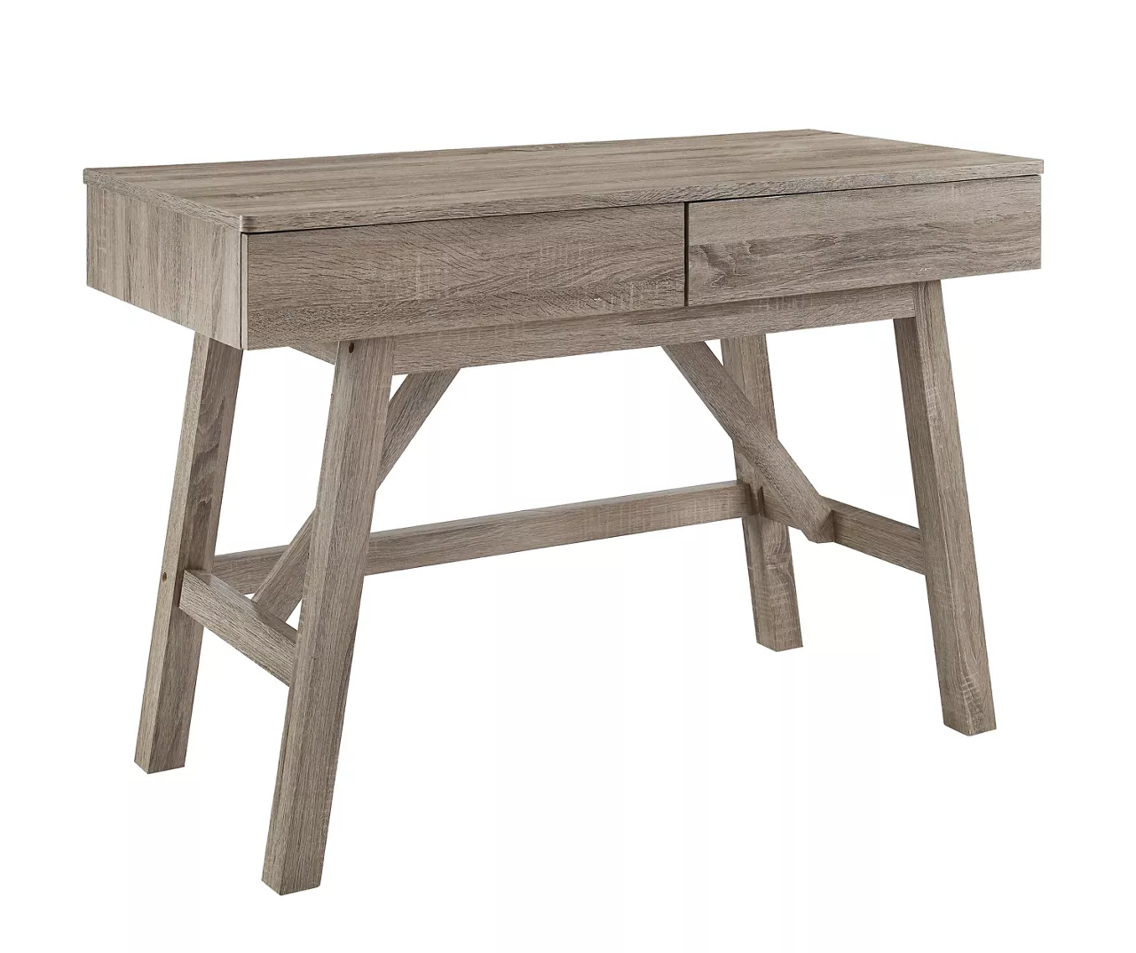 Margo Gray 2-Drawer Wood Desk Margo Gray 2-Drawer Wood Desk -Home Furniture Store 810386284 A0 1