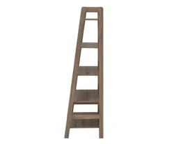 Margo Gray 5-Shelf Ladder Bookcase -Home Furniture Store 810386286 A3