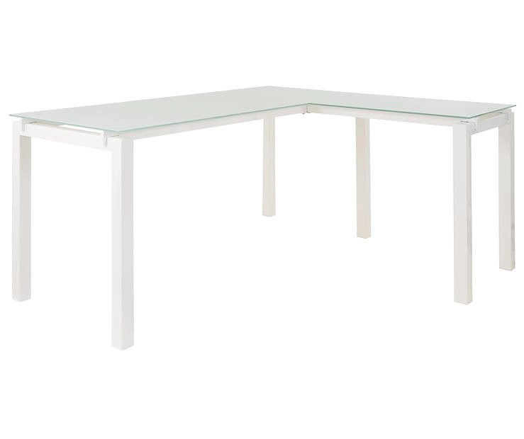 Baraga White L-Shaped Corner Desk Baraga White L-Shaped Corner Desk -Home Furniture Store 810389269 2