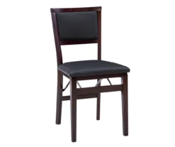 Brown Classic Open Back Folding Chairs, 2-Pack -Home Furniture Store 810389460 A0 2