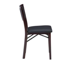 Brown Classic Open Back Folding Chairs, 2-Pack -Home Furniture Store 810389460 A1