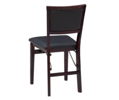 Brown Classic Open Back Folding Chairs, 2-Pack -Home Furniture Store 810389460 A2 1
