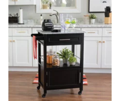 Ree Black Granite Top Kitchen Cart With Storage -Home Furniture Store 810389519 A0 4