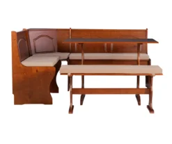 Beige Microfiber Cushion Set For Breakfast Nook 7 Beige Microfiber Cushion Set For Breakfast Nook -Home Furniture Store 810389546 A8 4