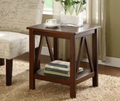 Rockford Antique Tobacco End Table 10 Rockford Antique Tobacco End Table -Home Furniture Store 810389562 4