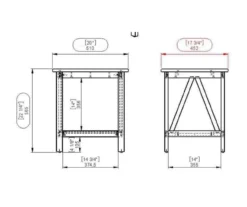 Rockford Antique Tobacco End Table 12 Rockford Antique Tobacco End Table -Home Furniture Store 810389562 A8