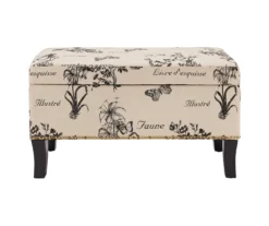 Claudia Botanical Storage Ottoman -Home Furniture Store 810389625 A0 2