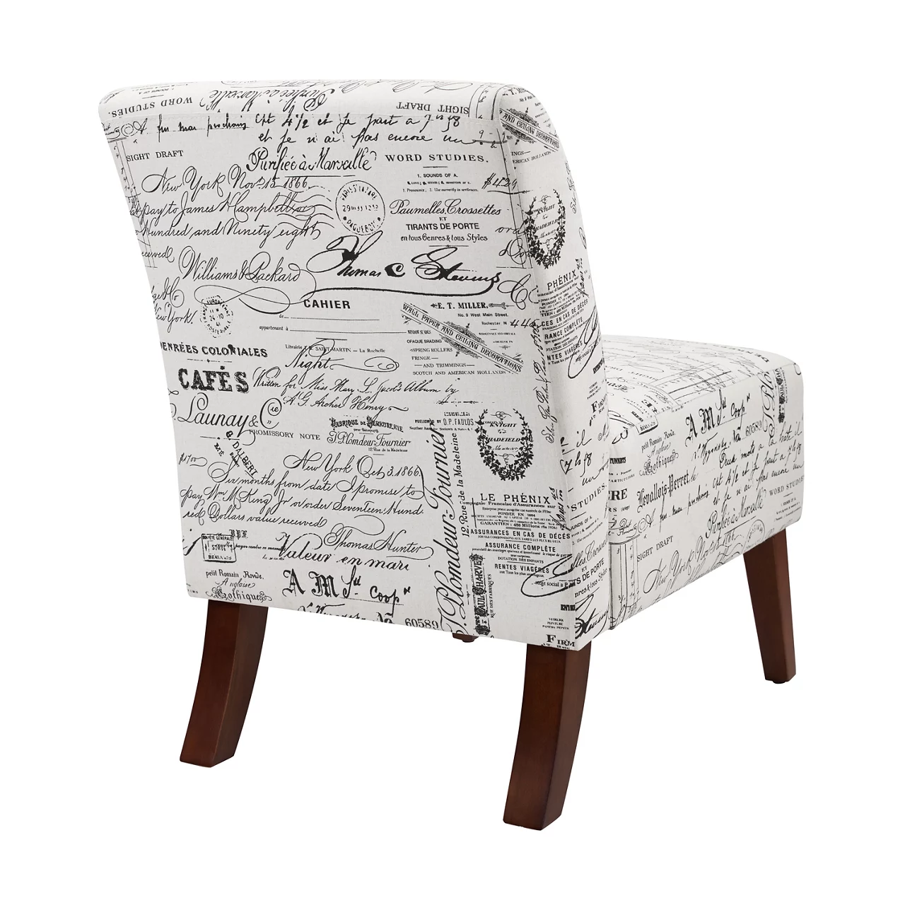 Shelby Script Armless Accent Chair Shelby Script Armless Accent Chair -Home Furniture Store 810389655 3 1