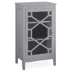 Ava Gray Geometric Single Door Cabinet -Home Furniture Store 810389657 1