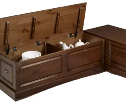 Cannon Walnut Backless Breakfast Nook -Home Furniture Store 810389665 A8 1