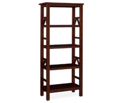 Rockford Antique Tobacco 4-Shelf Bookcase