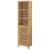 Pierce Bamboo 3-Shelf Tall Cabinet -Home Furniture Store 810389688 1