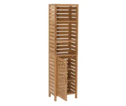 Pierce Bamboo 3-Shelf Tall Cabinet 13 Pierce Bamboo 3-Shelf Tall Cabinet -Home Furniture Store 810389688 A0 3