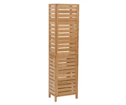 Pierce Bamboo 3-Shelf Tall Cabinet 5 Pierce Bamboo 3-Shelf Tall Cabinet -Home Furniture Store 810389688 A2 1