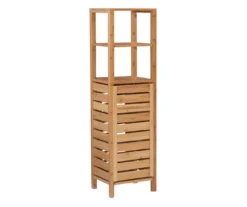 Pierce Bamboo 5-Shelf Mid Cabinet -Home Furniture Store 810389690 A2 1