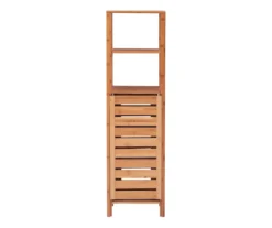 Pierce Bamboo 5-Shelf Mid Cabinet -Home Furniture Store 810389690 A2 2