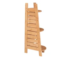Pierce Bamboo 3-Tier Corner Shelf -Home Furniture Store 810389691 A1