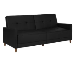 Ameriwood Avianna Faux Leather Coil Futon -Home Furniture Store 810405140 4 1