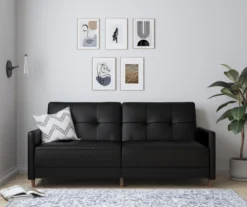 Ameriwood Avianna Faux Leather Coil Futon -Home Furniture Store 810405140 5 1