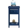 Indigo Blue Cottage Road 1-Drawer End Table