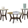 Fantell Dark Brown 3-Piece Occasional Table Set 1 Fantell Dark Brown 3-Piece Occasional Table Set -Home Furniture Store 810408972 1