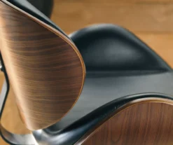 Bellatier Black & Brown Contoured Adjustable Height Barstool 5 Bellatier Black & Brown Contoured Adjustable Height Barstool -Home Furniture Store 810409018 2