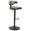 Bellatier Brown Low Back Adjustable Height Barstool 2 Bellatier Brown Low Back Adjustable Height Barstool -Home Furniture Store 810409020 4