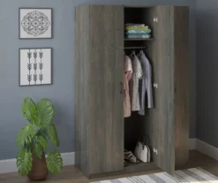Rodeo Weathered Oak 3-Door Wardrobe -Home Furniture Store 810409561 3