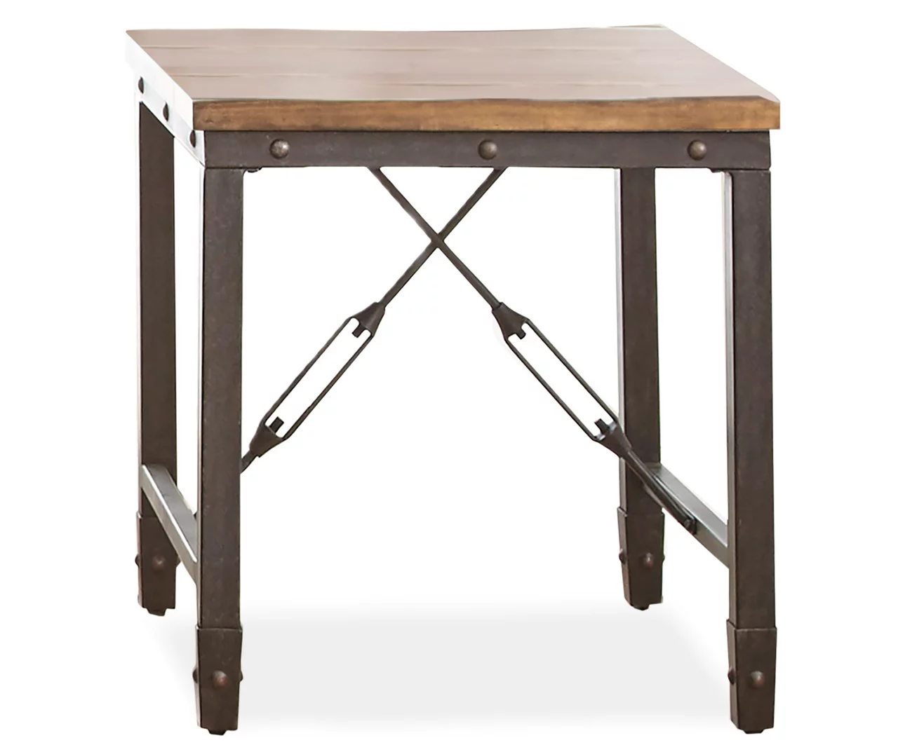 Ashford Wood & Metal End Table Ashford Wood & Metal End Table -Home Furniture Store 810422851 2