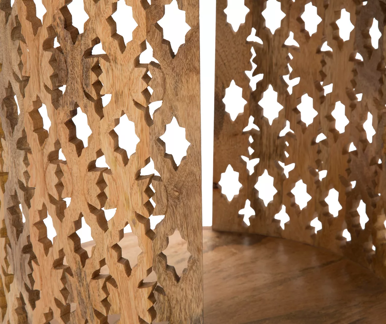 Brinley Starburst Cutout Round End Table Brinley Starburst Cutout Round End Table -Home Furniture Store 810422910 3