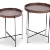 Capri Round Accent Tables, 2-Pack -Home Furniture Store 810422915 1