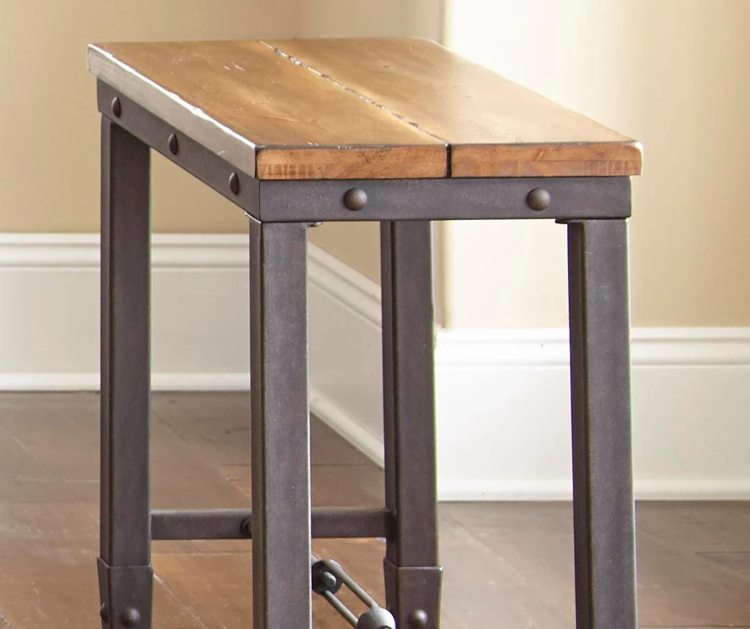 Ashford Wood & Metal Chairside End Table Ashford Wood & Metal Chairside End Table -Home Furniture Store 810422924 1