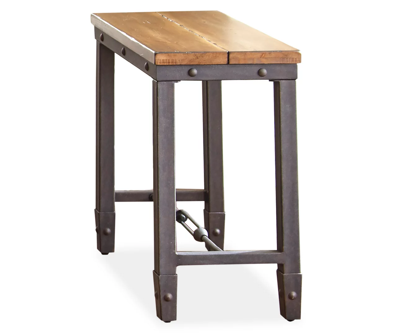 Ashford Wood & Metal Chairside End Table Ashford Wood & Metal Chairside End Table -Home Furniture Store 810422924 2