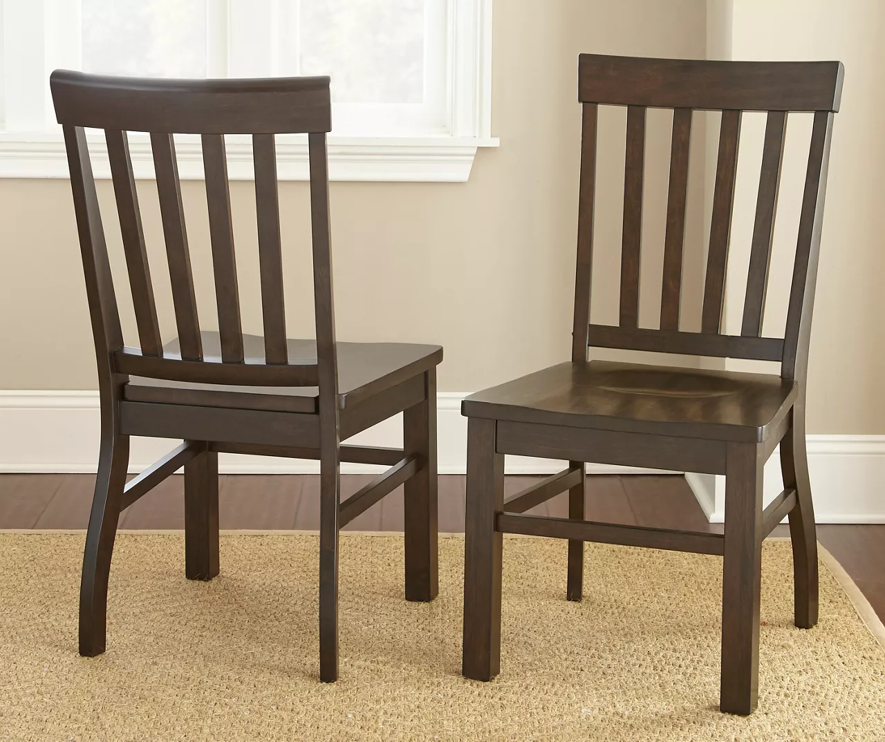 Cayla Dark Oak Dining Chairs, 2-Pack Cayla Dark Oak Dining Chairs, 2-Pack -Home Furniture Store 810422959 1