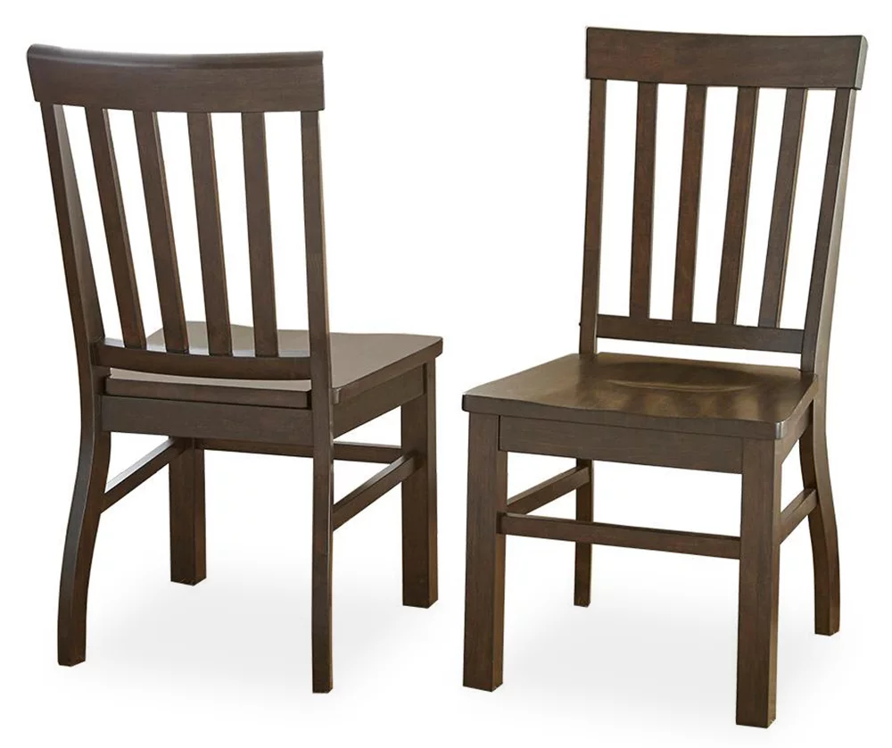 Cayla Dark Oak Dining Chairs, 2-Pack Cayla Dark Oak Dining Chairs, 2-Pack -Home Furniture Store 810422959 2