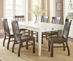 Cayla Dark Oak Dining Chairs, 2-Pack 4 Cayla Dark Oak Dining Chairs, 2-Pack -Home Furniture Store 810422959 3