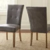 Debby Gray Upholstered Dining Chairs, 2-Pack 1 Debby Gray Upholstered Dining Chairs, 2-Pack -Home Furniture Store 810422979 1