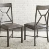 Alamo Gray Faux Leather Dining Chairs, 2-Pack -Home Furniture Store 810422982 3