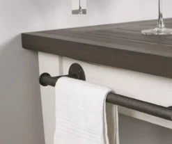 Cayla Two-Tone Rolling Kitchen Cart -Home Furniture Store 810423038 2