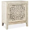Fossil Ridge White Accent Cabinet -Home Furniture Store 810431483 2