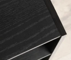 Black Oak 6-Cube Storage Organizer -Home Furniture Store 810435811 2