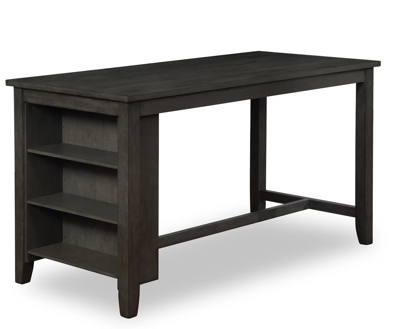 Raleigh Gray Storage Pub Dining Table Raleigh Gray Storage Pub Dining Table -Home Furniture Store 810451168 1