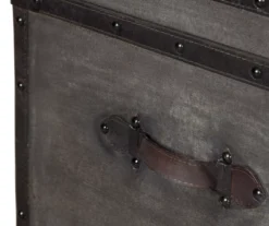 Amsel Gray Storage Trunk -Home Furniture Store 810458018 6