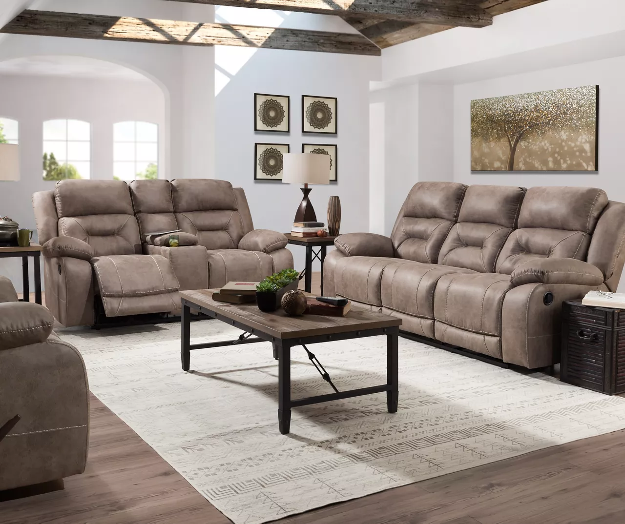 Nashville Reclining Console Loveseat Nashville Reclining Console Loveseat -Home Furniture Store 810459910 810459991 810459992